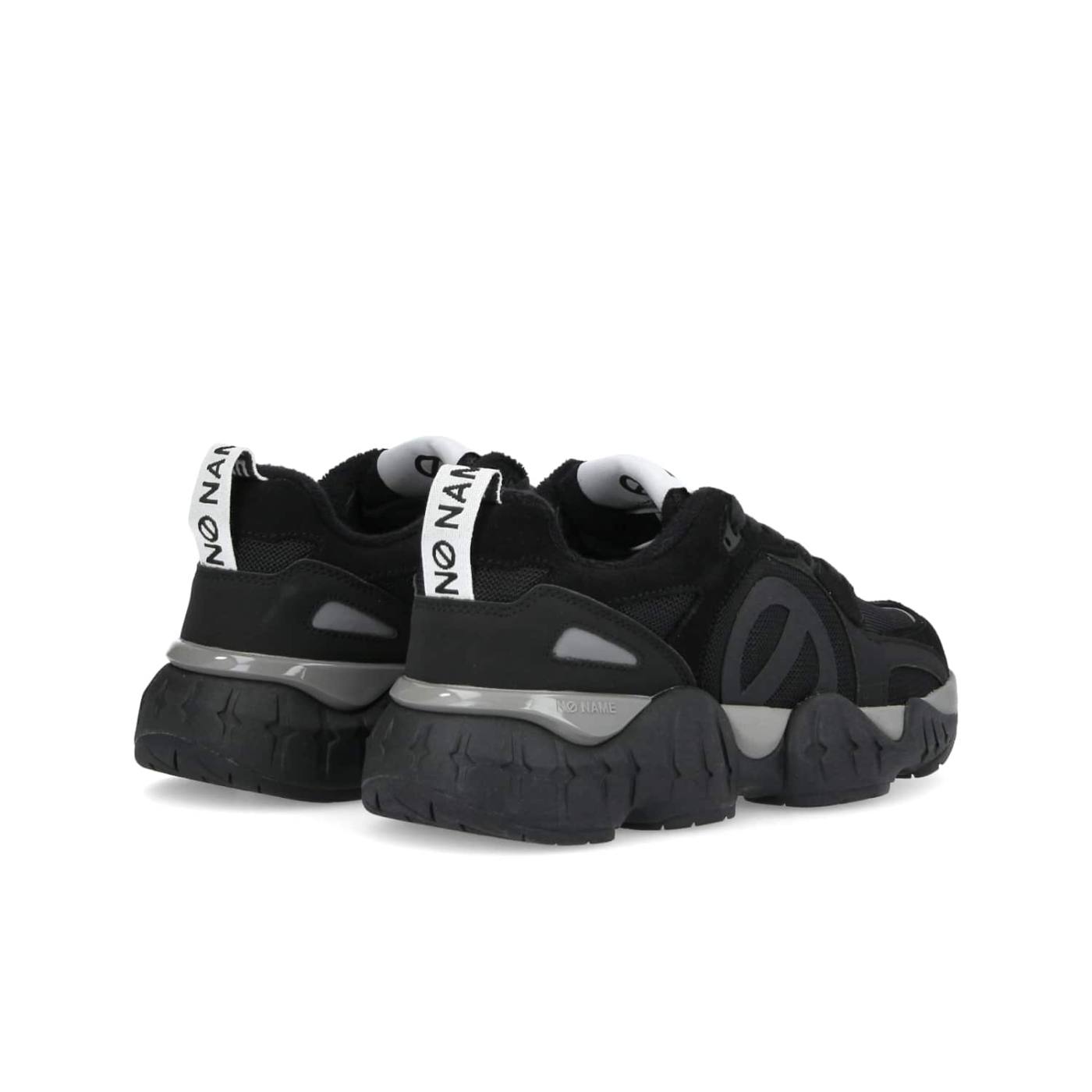 KRAZEE RUNNER - SUEDE/REC.KNIT - BLACK/BLACK